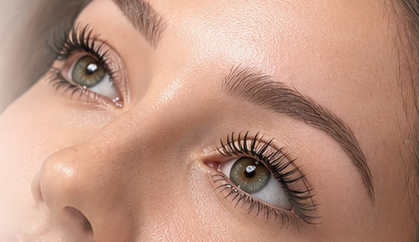 Természetesen ívelt szempillák – a Glow Up Nails szempillalifting borítófotója